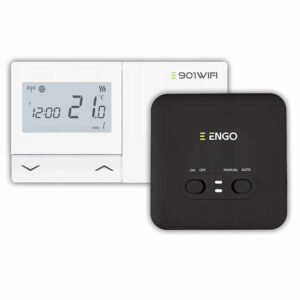 Bežični Wi-Fi programski sobni termostat ENGO E901 sa LCD ekranom i daljinskim upravljanjem preko mobilne aplikacije