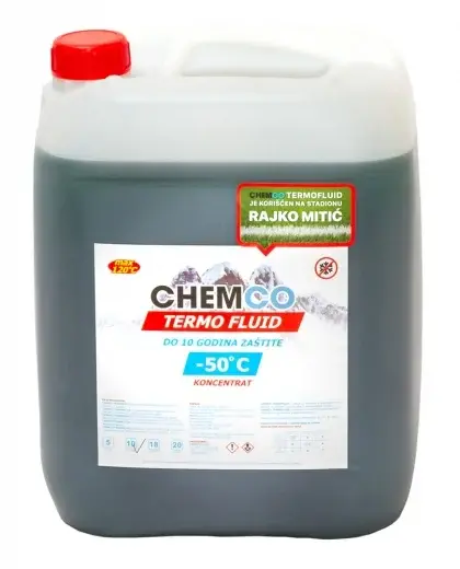 Termofluid Chemco koncentrat, -50°C, razmera 50/50 do -20°C