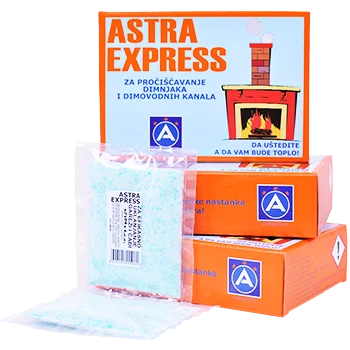 Sredstvo za čišćenje dimnjaka Astra Express pakovanje.