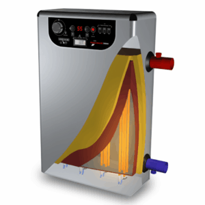 Električni kotao EkoPan VEK – moderan zidni kotao za centralno grejanje, kompaktan i energetski efikasan uređaj.