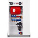 Unutrašnji deo električnog kotla Impro Compact sa cirkulacionom pumpom, ekspanzionom posudom i sigurnosnom opremom