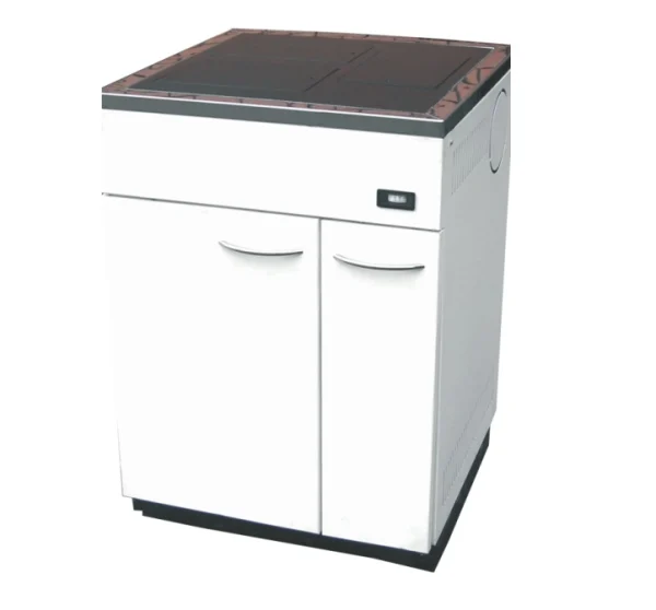 Toplovodni kotao Megal M20 na čvrsto gorivo sa grejnom pločom i zadnjim priključkom za dimnjak