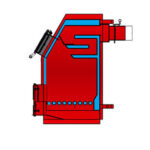 Šematski prikaz industrijskog uređaja u boji