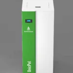 UnicPel kotao na pelet, zeleno-bela boja, Mareli Systems