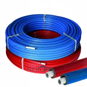 Plave i crvene fleksibilne cevi za grejanje