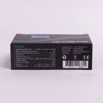 Kutija termostata u crnoj i plavoj boji.