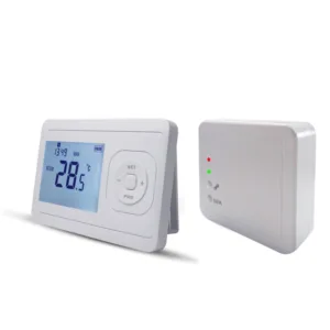 Digitalni termostat sa ekranom i kontrolnom jedinicom.
